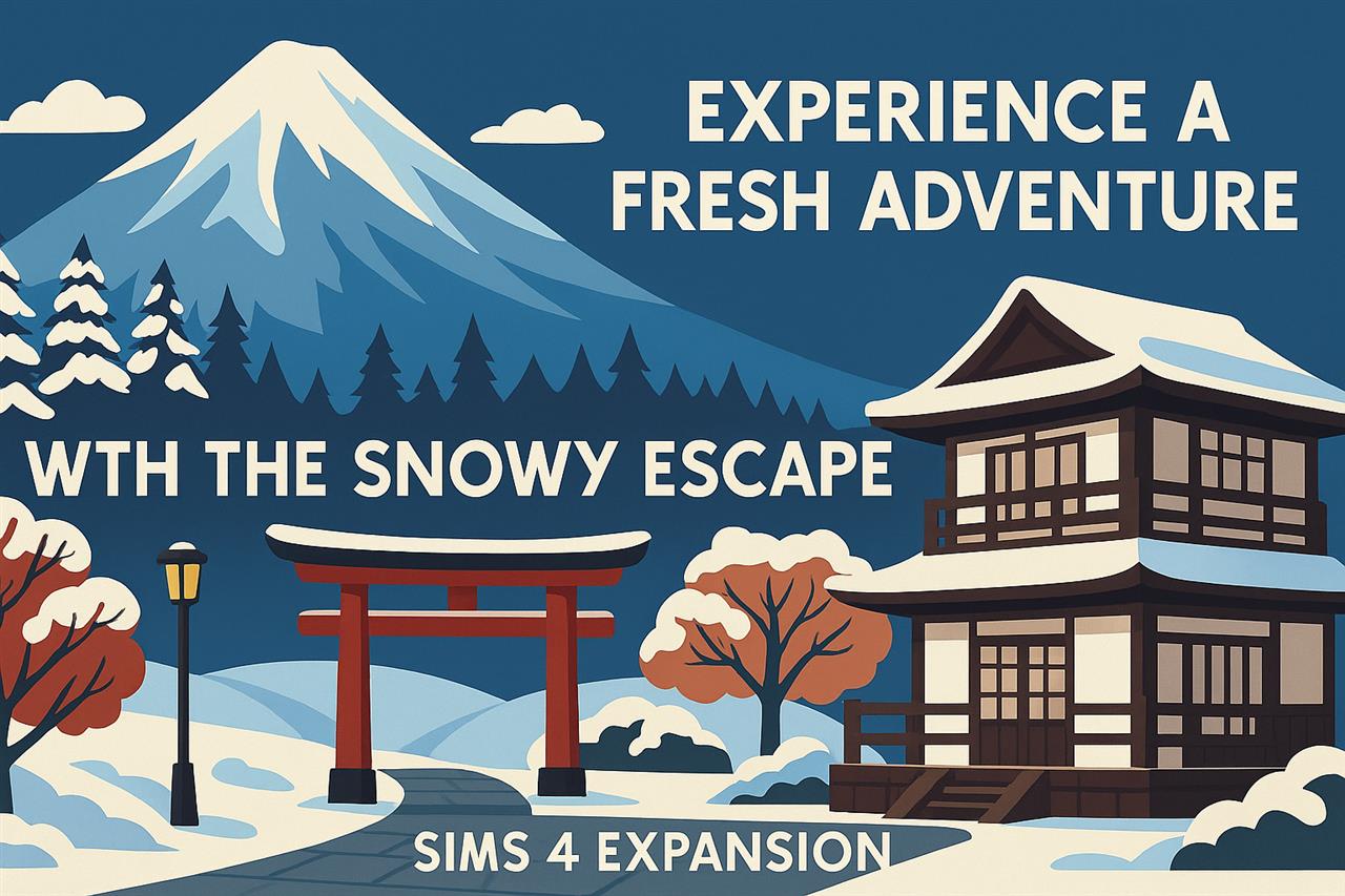 Experience a fresh adventure with the snowy escape sims 4 expansion